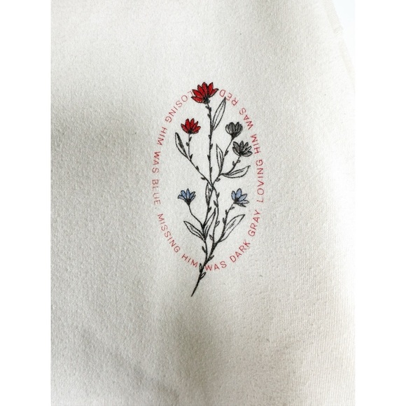 Taylor Swift Sweatshirt Red Album Crew Neck Loving Him Was Red - Picture 2 of 5